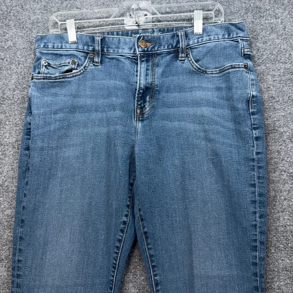 Banana Republic Travel Jeans Mens 34 Blue Athletic Fit Stretch Denim Casual